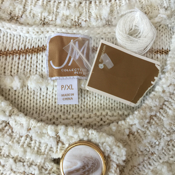 ⚡️JM COLLECTION Knit Jacket 📍FIRM📍 - Picture 5 of 11